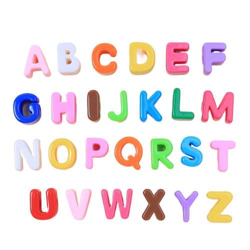 Alphabet Acryl Perlen, Alphabet-Buchstabe, Buchstaben sind von A bis Z & DIY, keine, 500G/Tasche, verkauft von Tasche