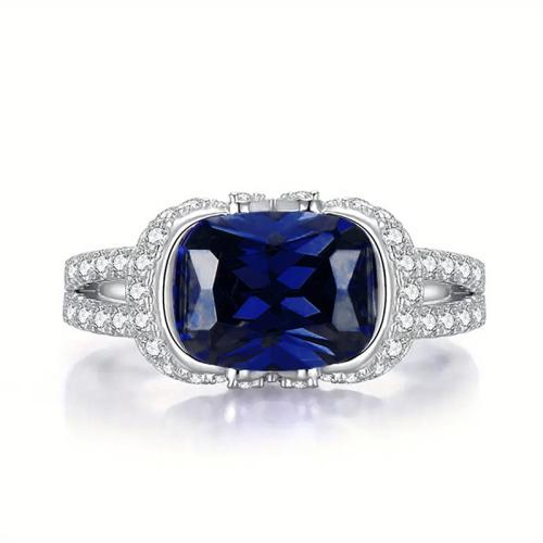 Kubische Zro2-Micro Pave Messingring, Messing, plattiert, verschiedene Größen vorhanden & Micro pave Zirkonia & für Frau, verkauft von PC