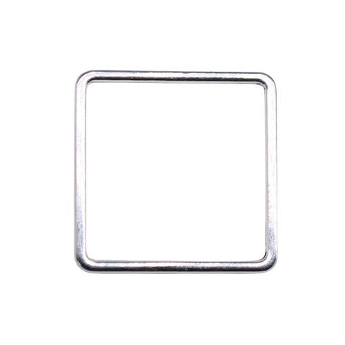 Colgantes de Aleación de Zinc, Cuadrado, chapado, Bricolaje & hueco, más colores para la opción, 25x25mm, 20PCs/Bolsa, Vendido por Bolsa