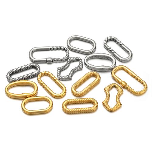 Нержавеющая сталь Связывание кольцо, Нержавеющая сталь 304, Другое покрытие, DIY & разные стили для выбора, 10ПК/сумка, продается сумка