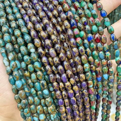 Gemstone Jewelry Beads, Cloisonne Stone, DIY, more colors for choice, Sold Per 38 cm Strand