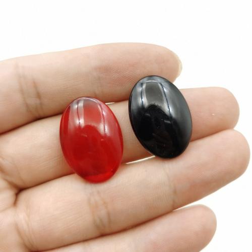 Abalorios de Cristal con Forma Oval, Óvalo, Bricolaje, más colores para la opción, 25x18mm, Vendido por UD