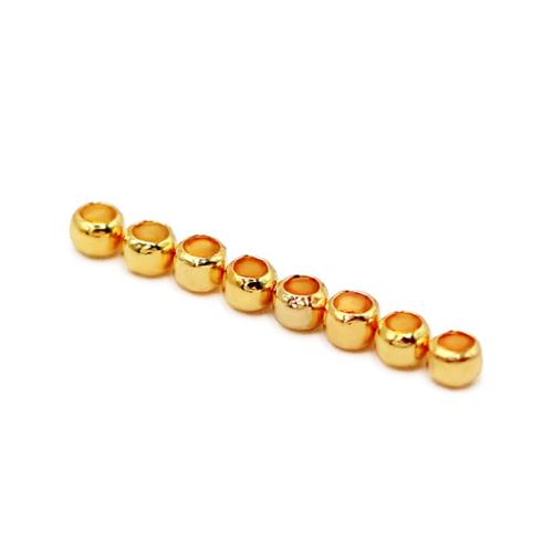 Brass Jewelry Beads, plated, DIY & different size for choice, more colors for choice, Sold By Bag