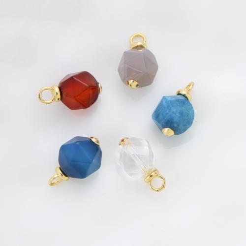 Resin Pendant, Brass, with Resin, plated, DIY, more colors for choice, nickel, lead & cadmium free, 15.70x10x8.70mm, Sold By PC