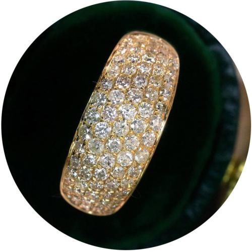 Cubic Zirconia Micro Pave Brass Ring, plated, different size for choice & micro pave cubic zirconia & for woman, Sold By PC