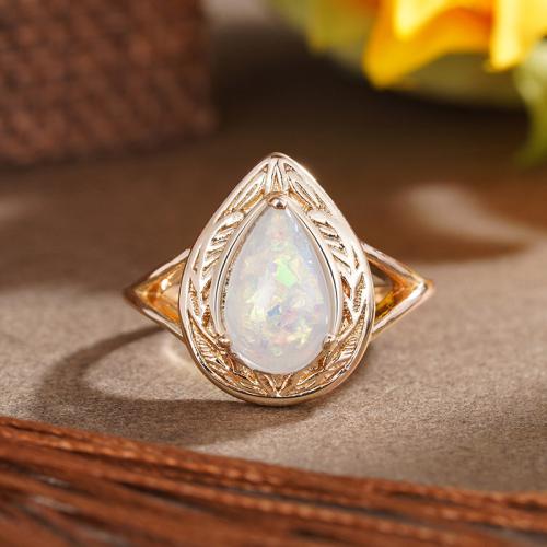 Brass Finger Ring, with Resin, plated, fashion jewelry & different size for choice & for woman, Sold By PC