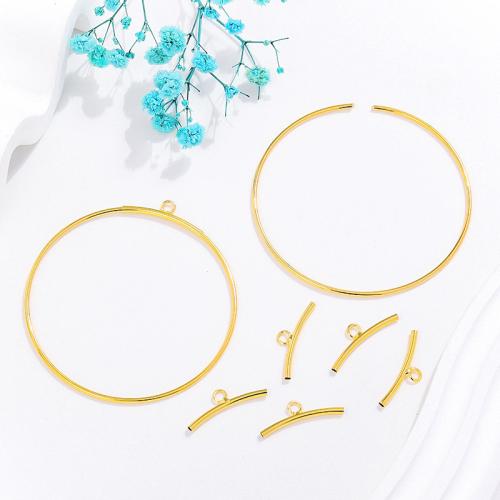 alliage de zinc composant pendentif, Plaqué or 18K, DIY & normes différentes pour le choix, 20ensemblessérie/sac, Vendu par sac