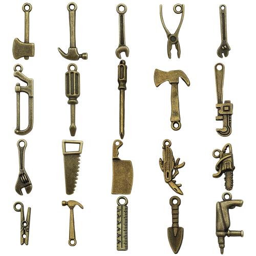Zinklegierung Werkzeug Anhänger, antike Bronzefarbe plattiert, DIY & verschiedene Stile für Wahl, verkauft von PC