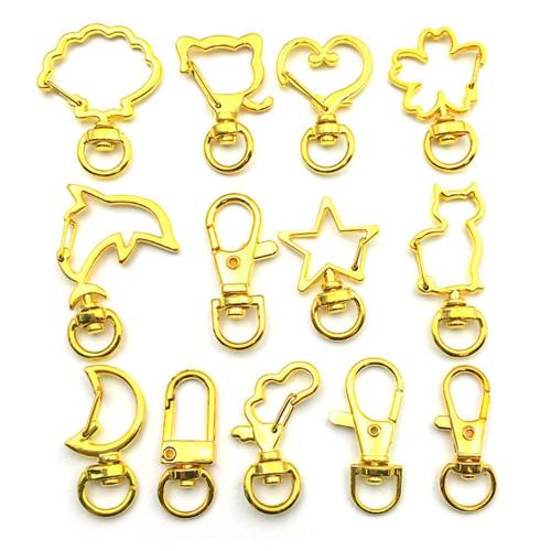 Tibetan Style Key Clasp, gold color plated, DIY & different styles for choice, Sold By PC