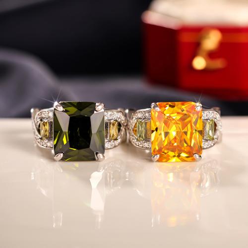 Cubic Zirconia Micro Pave Brass Ring, plated, different size for choice & micro pave cubic zirconia & for woman & hollow, more colors for choice, Sold By PC