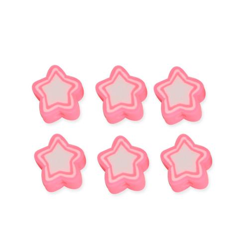 Polymer Clay Beads, Star, DIY, mixed colors, 1000PCs/Bag, Sold By Bag