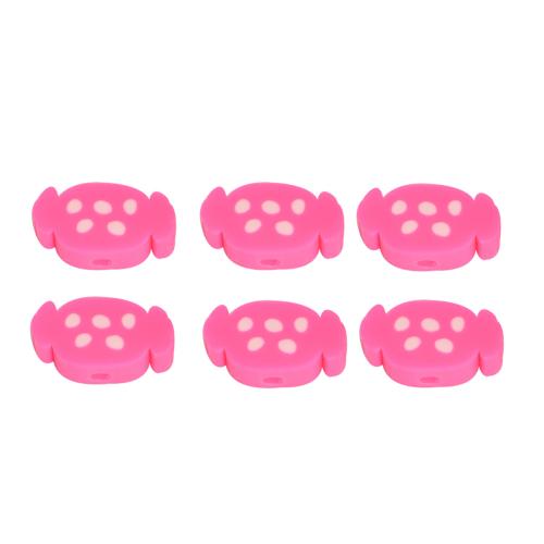 Polymer Clay Beads, Candy, DIY, mixed colors, 100PCs/Bag, Sold By Bag