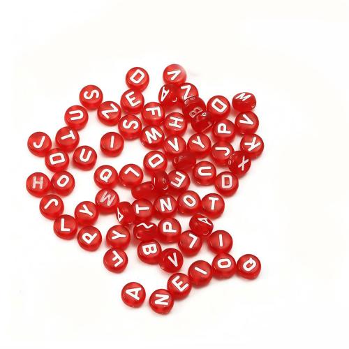 Polymer Clay Beads, Flat Round, DIY, mixed colors, 1000PCs/Bag, Sold By Bag