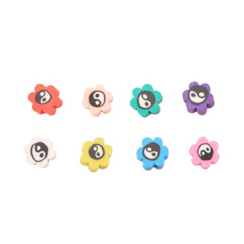 Polymer Clay Beads, Flower, DIY, mixed colors, 1000PCs/Bag, Sold By Bag