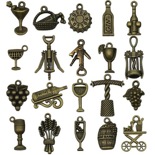 Pendentifs en alliage de zinc, Plaqué de couleur de bronze antique, DIY & styles différents pour le choix, Vendu par PC