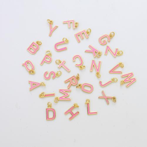 Латунные ювелирные кулоны, Латунь, Другое покрытие, DIY & эмаль, розовый, не содержит никель, свинец, 11.60x6.50x1.20mm, продается PC