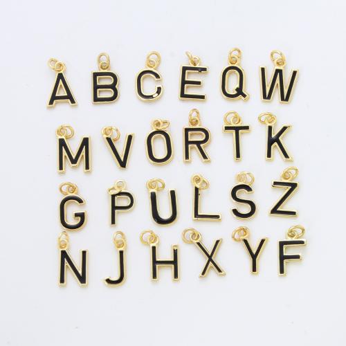 Messing Schmuck Anhänger, plattiert, DIY & Emaille, schwarz, frei von Nickel, Blei & Kadmium, 11.60x5.80x1.20mm, verkauft von PC