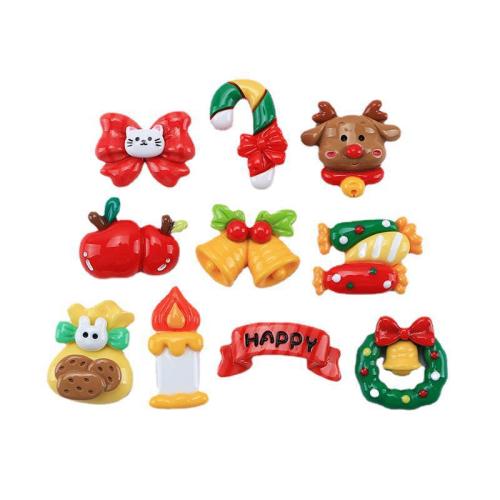 Resin Cell Phone DIY Kit, Christmas Design & enamel, more colors for choice, Sold By PC