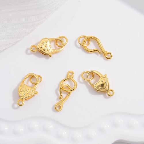 925 Sterling Silver Lobster Claw Clasp, gold color plated, DIY, more colors for choice, Sold By PC