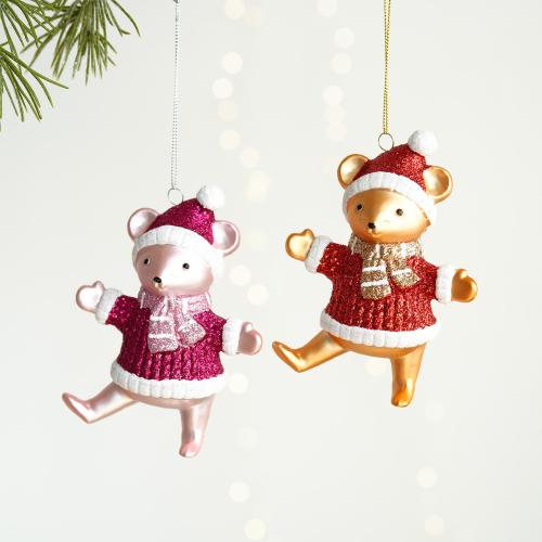 plastique Ornements suspendus, Conception de Noël & DIY, plus de couleurs à choisir, Vendu par PC