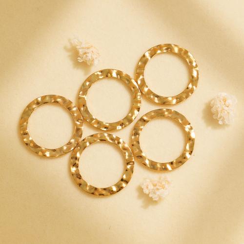 Нержавеющая сталь Связывание кольцо, Нержавеющая сталь 304, плакирован золотом, DIY, Золотой, 10ПК/сумка, продается сумка