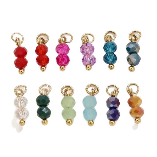 Подвески из кристаллов, Нержавеющая сталь 304, с Кристаллы, DIY & граненый, Много цветов для выбора, 12x4.40mm, 10ПК/сумка, продается сумка
