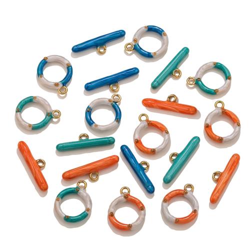 Stainless Steel Toggle Clasp, 304 Stainless Steel, DIY & enamel, more colors for choice, Sold By Set