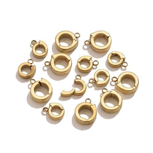 Stainless Steel Snap on Bail, 304 Stainless Steel, plated, DIY, more colors for choice, 5PCs/Bag, Sold By Bag