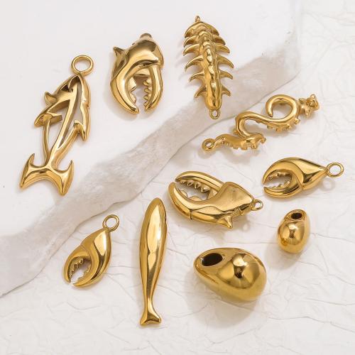 Stainless Steel Pendants, 304 Stainless Steel, Vacuum Ion Plating, DIY & different styles for choice, 10PCs/Bag, Sold By Bag