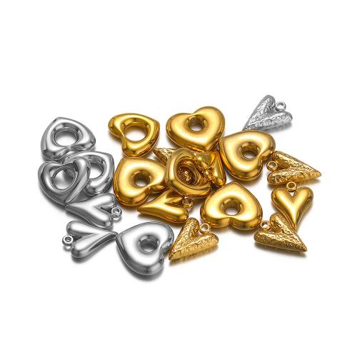 Stainless Steel Pendants, 304 Stainless Steel, gold color plated, DIY, more colors for choice, 5PCs/Bag, Sold By Bag