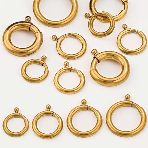 Stainless Steel Spring Ring Clasp, 304 Stainless Steel, plated, DIY & different styles for choice, 10PCs/Lot, Sold By Lot