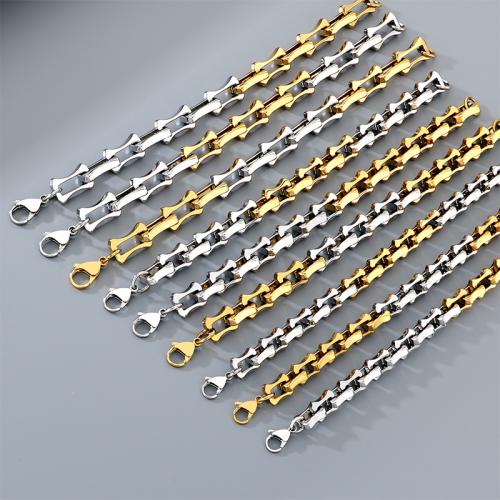 304 Stainless Steel Bracelet, plated, fashion jewelry & for man, more colors for choice, Sold By PC