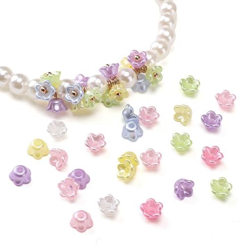 Acrylique calotte de perle, DIY, plus de couleurs à choisir, 6mm, 200PC/sac, Vendu par sac