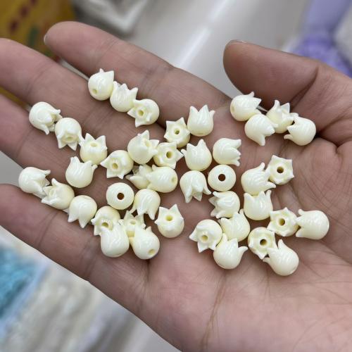 Natural Colored Shell Beads, Shell Powder, Flower, DIY, more colors for choice, 100PCs/Bag, Sold By Bag