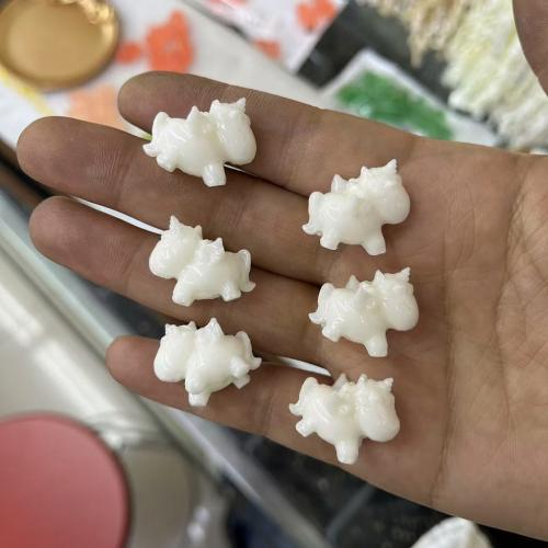 Natural Colored Shell Beads, Shell Powder, Unicorn, DIY, more colors for choice, 18x23mm, 100PCs/Bag, Sold By Bag