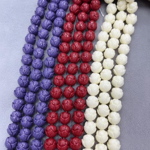 Бусины из ракушек натурального цвета, Shell Powder, Форма цветка, DIY, Много цветов для выбора, 9mm, 100ПК/сумка, продается сумка