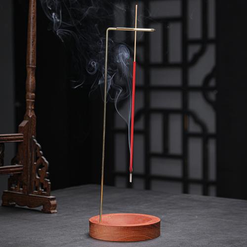 Porcelain Backflow Burner, with Brass, for home and office, 90x90x260mm, Sold By PC