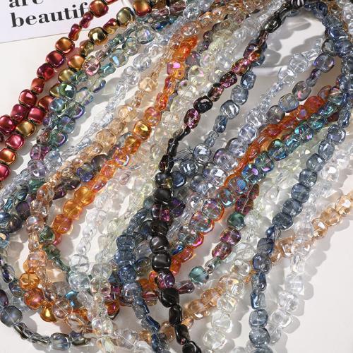 Модные стеклянные бусинки, Стеклянный, DIY, Много цветов для выбора, 12x11mm, Продан через Приблизительно 15 дюймовый Strand