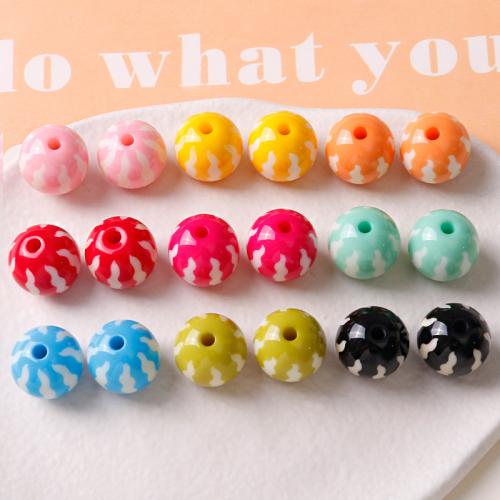 Resin Jewelry Beads, Round, DIY, more colors for choice, 16mm, Sold By PC