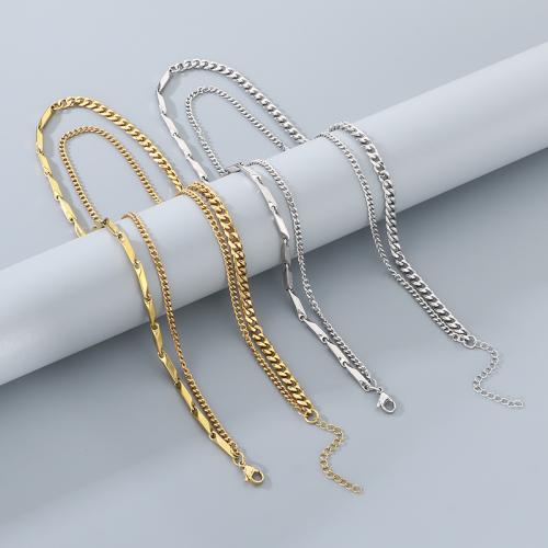 acero inoxidable 304 collar, chapado, Doble capa & para hombre, más colores para la opción, Vendido por UD