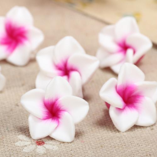 Polymer Clay Beads, Flower, DIY, more colors for choice, 15x7mm, 10PCs/Bag, Sold By Bag