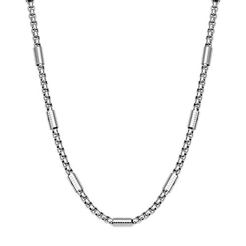 304 Stainless Steel Necklace, different length for choice & Unisex & different size for choice, Sold By PC