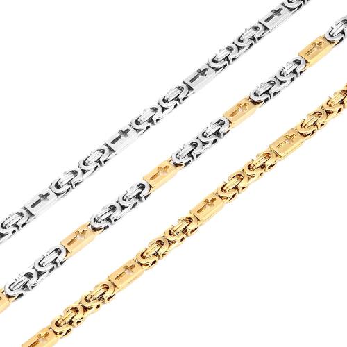 304 Stainless Steel Bracelet and Necklace, plated, Unisex & different styles for choice, Sold By PC