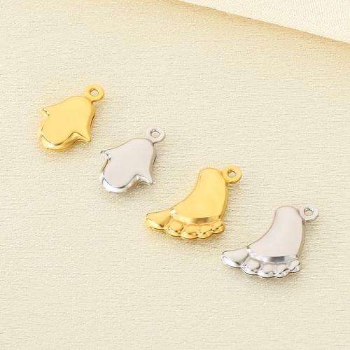 Edelstahl Schmuck Anhänger, 304 Edelstahl, goldfarben plattiert, DIY, keine, verkauft von PC