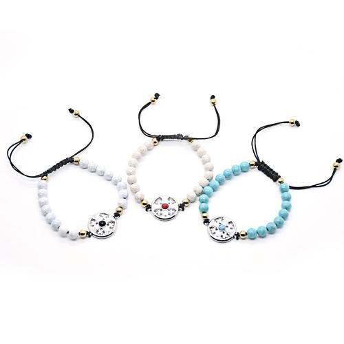 Plastic Bracelet, Tibetan Style, with Plastic, Cross, plated, fashion jewelry, more colors for choice, 8mm, Length:21 cm, Sold By PC