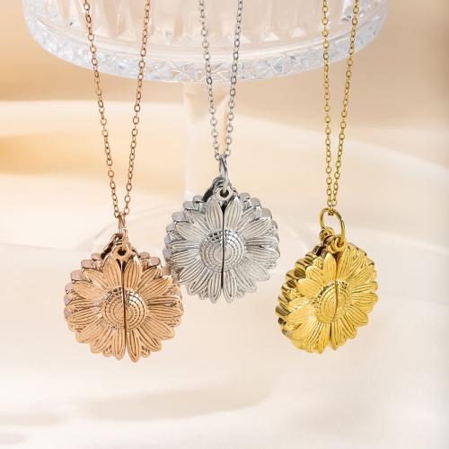 Collier de bijoux en acier inoxydable, Acier inoxydable 304, Placage de couleur d'or, Double couche & bijoux de mode, plus de couleurs à choisir, Vendu par PC