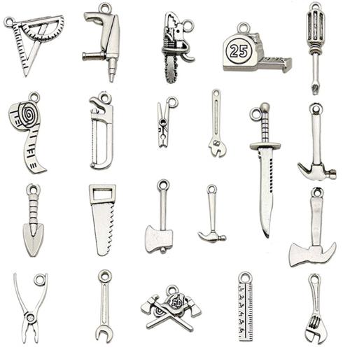 Tibetan Style Tool Pendants, antique silver color plated, DIY & different styles for choice, Sold By PC