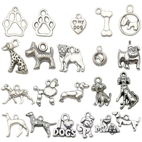 Tibetan Style Animal Pendants, antique silver color plated, DIY & different styles for choice, Sold By PC