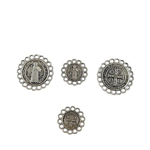 Tibetan Style Pendants, antique silver color plated, DIY & different size for choice, 100PCs/Bag, Sold By Bag