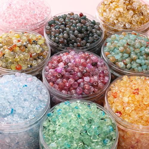 Acryl Schmuck Perlen, goldfarben plattiert, DIY, keine, Bohrung:ca. 1mm, 70PCs/Tasche, verkauft von Tasche